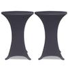 WSJHUHK Home & Garden Decor Slipcovers Stretch Tablecloth, 4 Pieces, 80 cm, Anthracite view 3