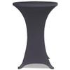 WSJHUHK Home & Garden Decor Slipcovers Stretch Tablecloth, 4 Pieces, 80 cm, Anthracite view 4