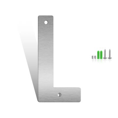 House Numbers 2.5/3/4/5/6/7/8 in, Modern Silver Stainless Steel Door Numbers with Screws