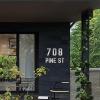 House Numbers 2.5/3/4/5/6/7/8 in, Modern Silver Stainless Steel Door Numbers with Screws view 3