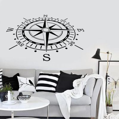 WEITAOSM Compass Wall Decal – Ocean, Science, Travel Gear