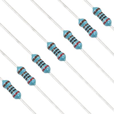 YOKIVE 100-Pack 2 kΩ Metal Film Resistors, 0.25 W, 1% Tolerance