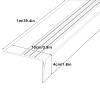 100 cm PVC Stair Edge Protector, Non-Slip, Waterproof, Self-Adhesive, Red view 3