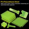COYOUCO PU Polyurethane Sheet Rubber Block, Elastic Plastic Sheet, Tear- and Impact-Resistant, CNC-Machinable, Wear- and Compression-Resistant Damping Sheet for Punching Machines, 200 x 200 x 1.5 mm, 2 Pcs view 4
