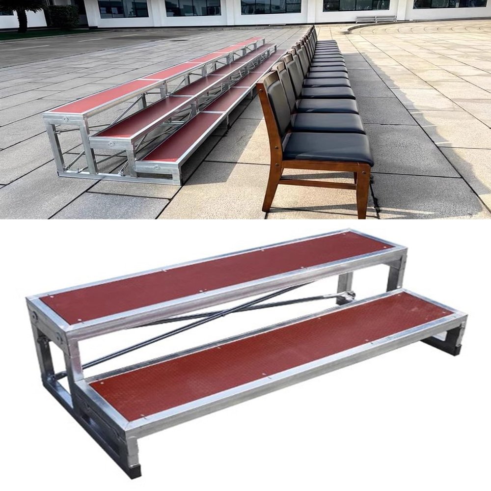 1/2/3-Level Choir Risers, 2-Level Model