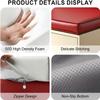 Waterproof Outdoor Bench Cushion, 2 in Thick, Removable Washable Cover, Faux Leather Fabric, 150 x 55 x 2 in view 4