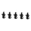 HEMOTON 5-Pack Adjustable Water Bottle Holder Sleeves with Buckles, Nylon, Black view 1