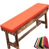 Waterproof Outdoor Bench Cushion, 5 cm Thick, Removable Washable Cover, PU Leather, H13, 190 x 60 x 5 cm view 1