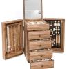 Multi-Layer Wooden Jewelry Organizer Box view 2