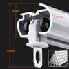 Room Divider Curtain Track Set, Heavy-Duty Ceiling Track for Bathroom, Living Room, Bedroom and Laundry Room view 4