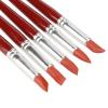 5-Piece Red Clay Sculpting and Carving Tool Set with Rubber Tips view 2