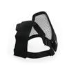 VICASKY Black Tactical Metal Mesh Half Mask for Outdoor Sports view 2