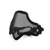 VICASKY Black Tactical Metal Mesh Half Mask for Outdoor Sports view 3