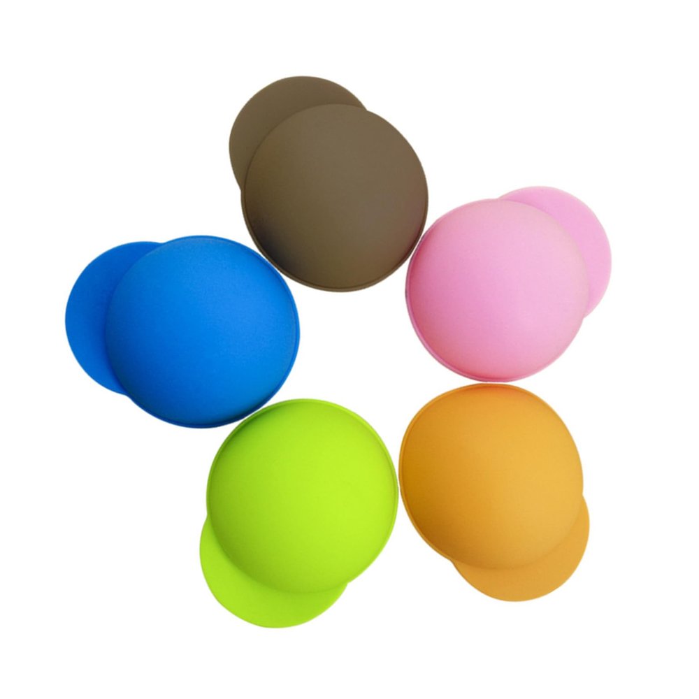 10 Silicone Container Lids, Leakproof and Reusable