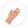 Palestine Silicone Wristbands, 10-Pack, White, for Women and Men view 3