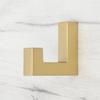Mav Matte Gold Coat Hooks, Tetris Wall Hooks, 4 x Ben view 4