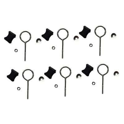 TOGEVAL Removable Zinc Wire Trampoline Screws