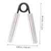50 lb Aluminum Hand Gripper with Protective Cover, Grip Trainer view 3