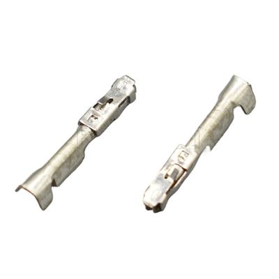 REIUAFWYGV 50-Piece 0.6 mm Female Brass-Tinned Automotive Crimp Wire Terminal Connector Splice Pins H62 DJ623-0.60.6A G1