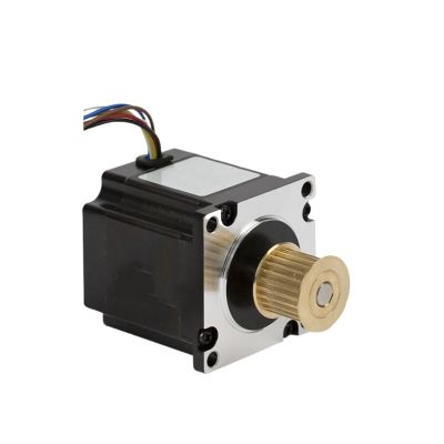 GTPBAO Driver Control, 1-Piece NEMA 23 Stepper Motor, 1.2°, 90 N·cm, 3.5 A, 3-Phase, 6-Wire, 57 × 57 × 50 mm, 24-Tooth Copper Gear