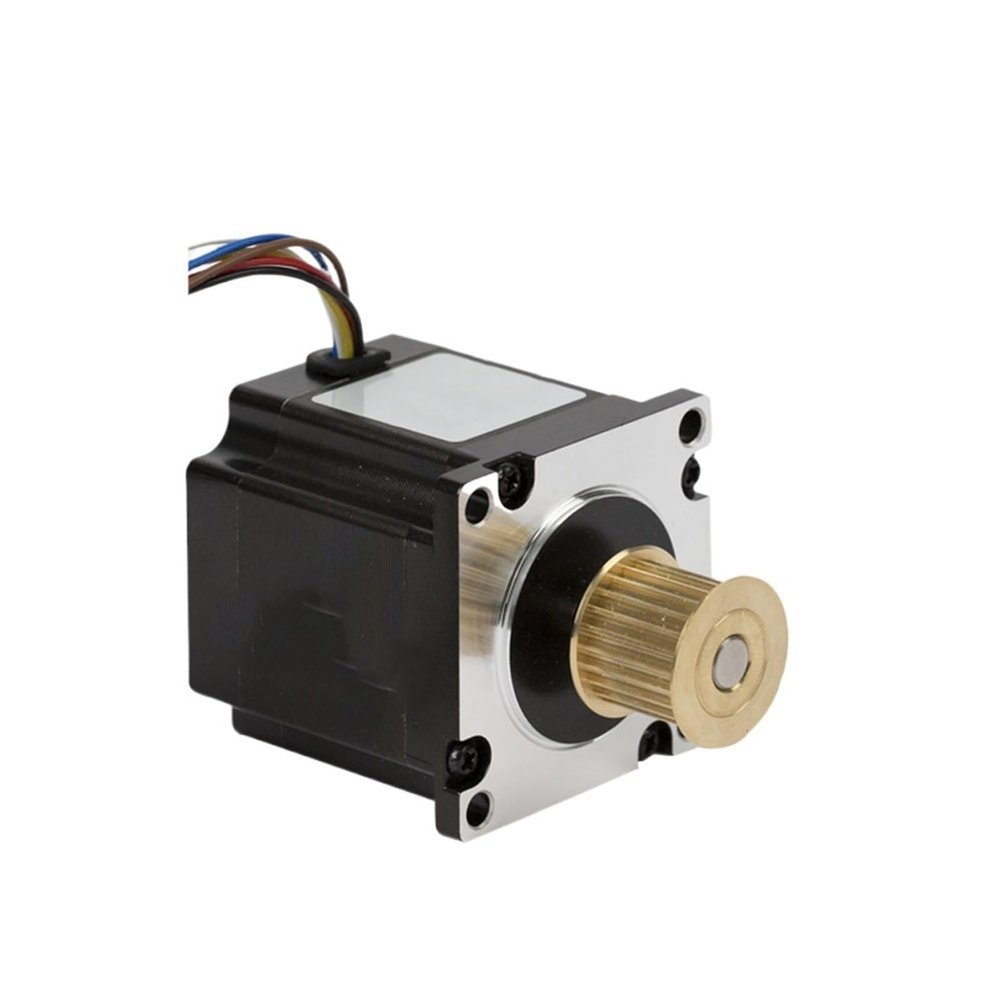 GTPBAO Driver Control, 1-Piece NEMA 23 Stepper Motor, 1.2°, 90 N·cm, 3.5 A, 3-Phase, 6-Wire, 57 × 57 × 50 mm, 24-Tooth Copper Gear