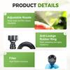 360° Curved Automatic Garden Irrigation System with Adjustable Nozzles view 3