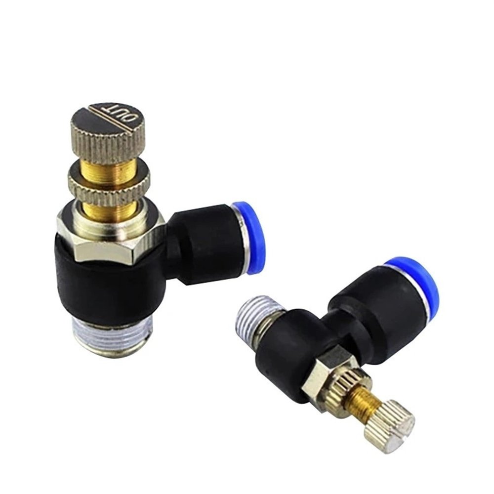 HCVYQMMJ 30-Piece SL10-01/SL10-02/SL12-03 Quick Coupler Pressure Regulator Throttle Valve Pneumatic Fittings (SL6-01, 30 pcs)