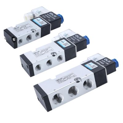 HCVYQMMJ 4M210-08 4M310-08 4M410-10 2-Position 3-Port 5-Way Pneumatic Solenoid Valve (4M410-15 Valve Only, AC 110V)