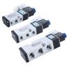 HCVYQMMJ 4M210-08 4M310-08 4M410-10 2-Position 3-Port 5-Way Pneumatic Solenoid Valve (4M410-15 Valve Only, AC 110V) view 1