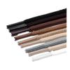 HIKOO DAILY 2 Pairs Round Shoelaces, Polyester, Classic Boot and Casual Sport Shoe Laces, 90 cm, Brown/Black view 2