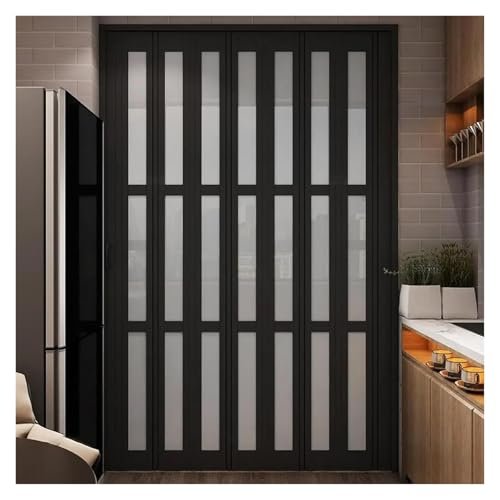 Customizable PVC Accordion Folding Door with Metal Top Track