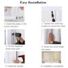 Customizable PVC Accordion Folding Door with Metal Top Track view 2
