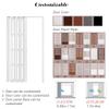Customizable PVC Accordion Folding Door with Metal Top Track view 3