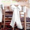 REWOMC Satin Chair Sashes, White, 17.8 x 274.3 cm, 120 Pack view 4