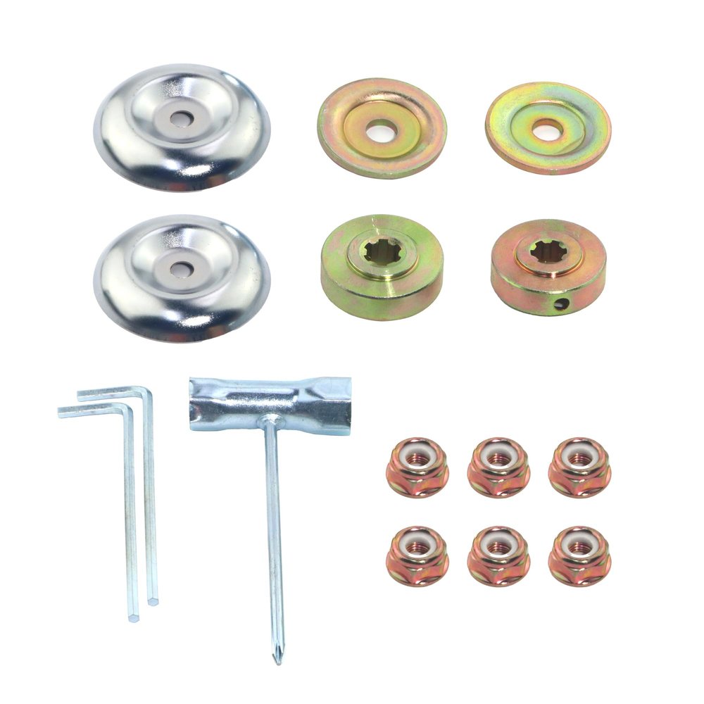 TIOMIOSEA 15-Piece Brush Cutter Accessory Set, Universal Replacement Parts for Brush Cutters, Lawn Mowers, Irrigation Machines and Trimmers