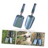 TOGEVAL 2-Piece Set of Sturdy Iron Garden Trowels view 4