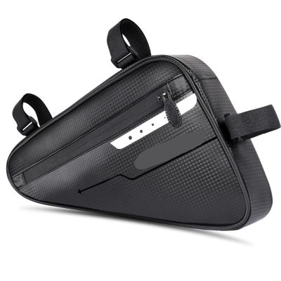 RUWLFE Waterproof 3 L Bicycle Frame Bag, Triangle Bag for Road Bikes