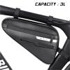 RUWLFE Waterproof 3 L Bicycle Frame Bag, Triangle Bag for Road Bikes view 2