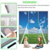 JXLQFA Magnetic Screen Door, Double Door, 280 x 230 cm, Gray view 2