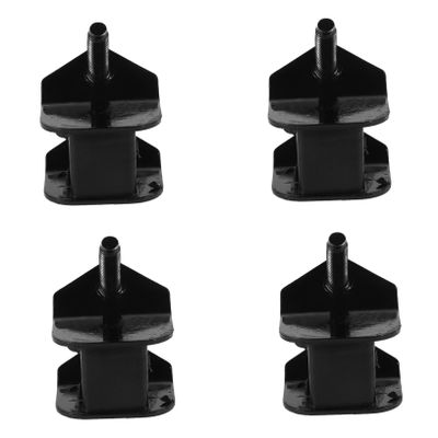 Anti-Vibration Black Rubber Engine Mounts, 4 Pieces, 188F 190F