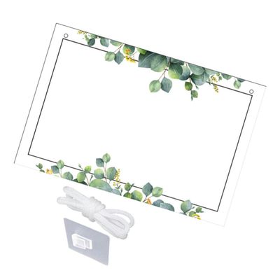 Hanging Acrylic Writing Board, 1 Set, for Home and Office
