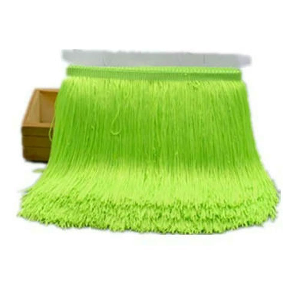 Jhdwu 10 m Polyester Fringe Lace Tassel Trim, 15/20/30 cm Long, for Latin Dance Skirts, Curtains and Clothing