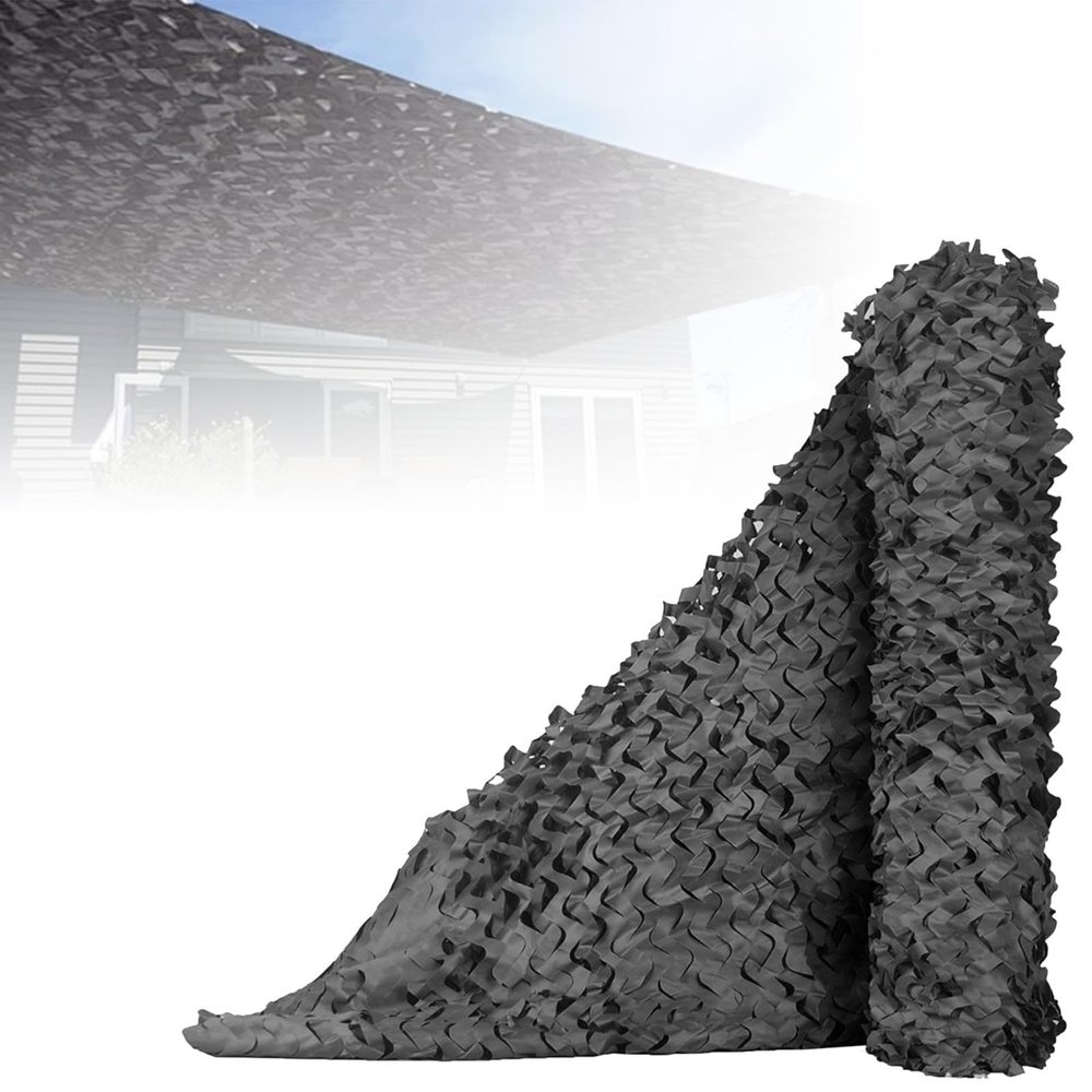 Generic Camouflage Net 8 x 9 m (26.2 x 30 ft) for Hunting, Decoration, Sun Protection, Camping and Outdoor Use