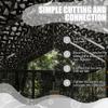 Generic Camouflage Net 8 x 9 m (26.2 x 30 ft) for Hunting, Decoration, Sun Protection, Camping and Outdoor Use view 4