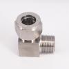 16 mm OD Tube to 1/2 in BSPT Elbow, 304 Stainless Steel Ferrule Pneumatic Air Compression Fitting view 2