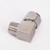 16 mm OD Tube to 1/2 in BSPT Elbow, 304 Stainless Steel Ferrule Pneumatic Air Compression Fitting view 4