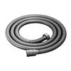 1.5/2 m Shower Hose, Black/Silver, Flexible Stainless Steel, 2 m view 1