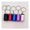 Portable Windproof Ashtray with Lid and Keychain, Black view 4