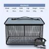 QAUUCP Multifunctional Folding Fishing Net Basket, Metal Net 40 cm view 2