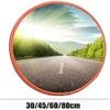 MRKU Convex Safety Mirror, 180° Blind Spot Mirror, Wide-Angle Mirror for Garages, Traffic, Driveways, Offices, Courtyards and Warehouses, with Mounting Accessories view 2